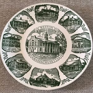 Vintage 1979 Kettlesprings Kilns Weston, MA Heritage Plate